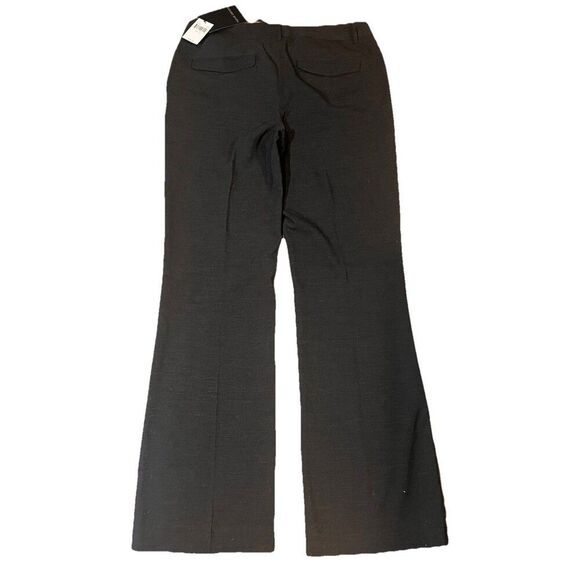 NWT Harve Benard Bootcut Leg Dress Pants Womens Size 10 Black Striped - Picture 2 of 3